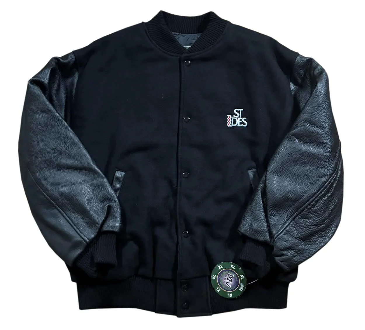 【80s】Vintage Birdie Black Varsity Jacket Vintage Birdie by Richard A. Leslie East Hudson Select 80s
